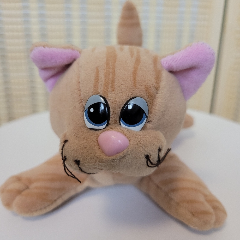 Pound Purrries Pur-r-ries Orange Striped Tabby Cat plush toy